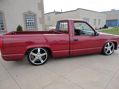 Chevrolet : Silverado 1500 1991 c 1500 1 2 ton shortbed v 8 automatic clean body lowered 20 wheels