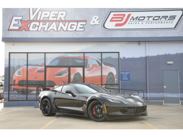 Chevrolet : Corvette Z06 2015 chevrolet corvette z 06 black with aero package manual 1 k miles