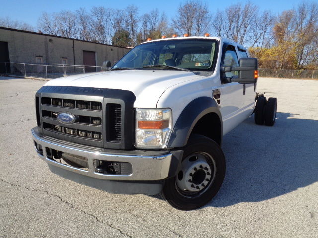Ford : Other Pickups 2WD Crew Cab 2008 ford f 450 2 wd crew cab chassis dually 6.4 turbo diesel serviced low miles
