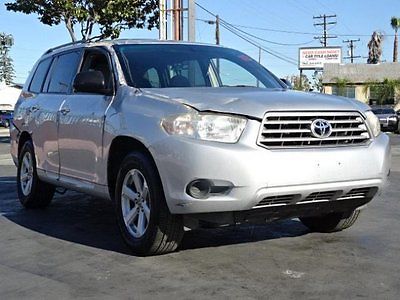 Toyota : Highlander V6 2008 toyota highlander wrecked salvage perfect project export welcome l k
