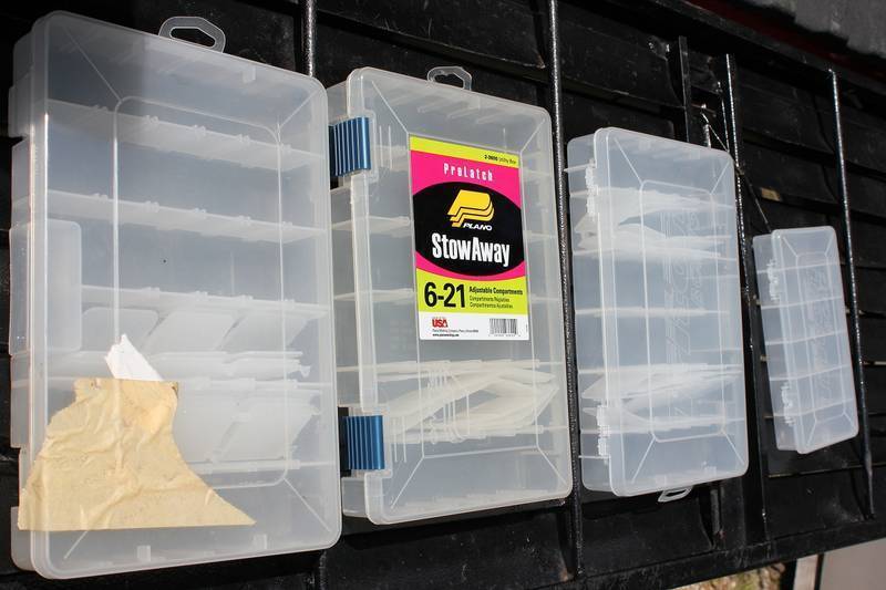 LURE TACKLE BOXES & IN DECK TACKLE BOX STORAGE BINS