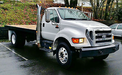 Ford : Other Base Straight Truck - Long Conventional 2004 ford f 750 with flatbed cat c 7 diesel low miles