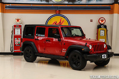 Jeep : Wrangler X 2009 jeep wrangler unlimited x 4 x 4 lift kit new wheels cloth removable hard top