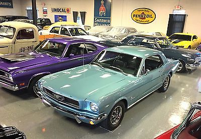 Ford : Mustang TWO DOOR 1966 ford mustang c code 289 4 bbl v 8 4 speed professional restoration