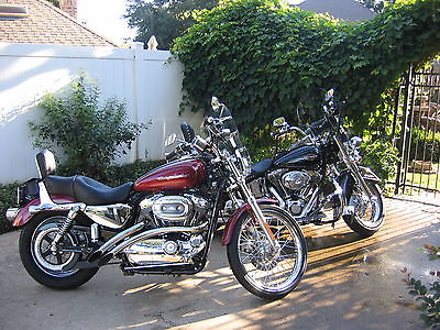 Harley-Davidson : Sportster 2005 harley davids xl 1200 c sportster w custom pipes
