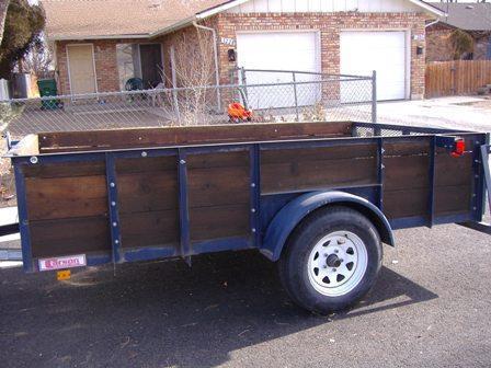 2007 FLAT BED UTILITY TRAILER