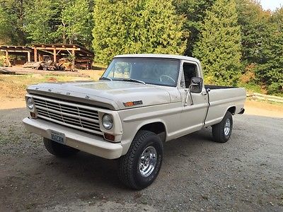 Ford : F-100 Styleside 1968 ford f 100 4.9 l 300 straight 6 six 4 x 4