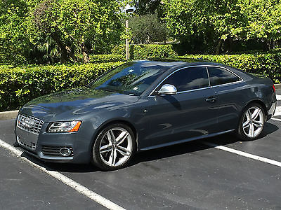 Audi : S5 Auto 2 Door Coupe AWD Auto Coupe Quartz Grey Metalic with Napa Tuscan Brown Interior- Fully Loaded