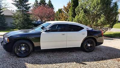 Dodge : Charger R/T Sedan 4-Door 2010 dodge charger r t police black and white 5.7 l hemi eye catcher low miles