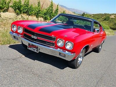 Chevrolet : Chevelle SS 1970 chevelle ss restored super sport 502 tremec 5 speed manual positraction