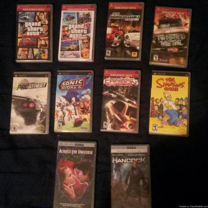 PSP games and accessories, 0