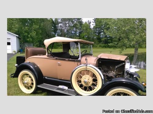 1929 Ford Model A 2 Door Roadster