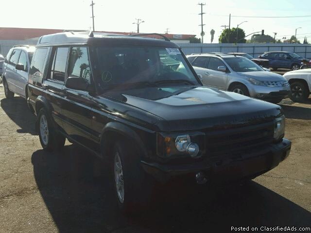 LAND ROVER DISCOVERY USED OEM PARTS WITH WARRANTY, 0