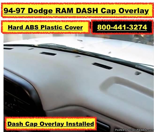 94-97 Dodge RAM DASH Cap Overlay NEW, 0