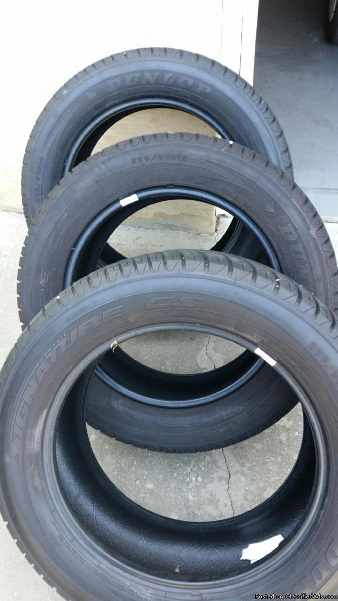 3 Dunlop signature CS tires