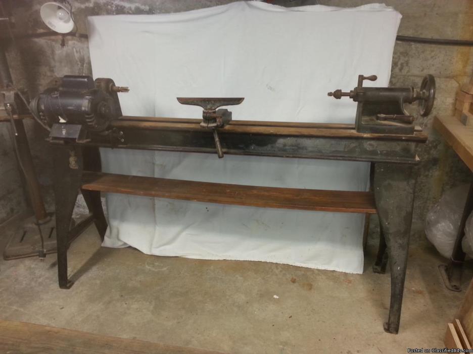 Antique Wood Lathe, 0