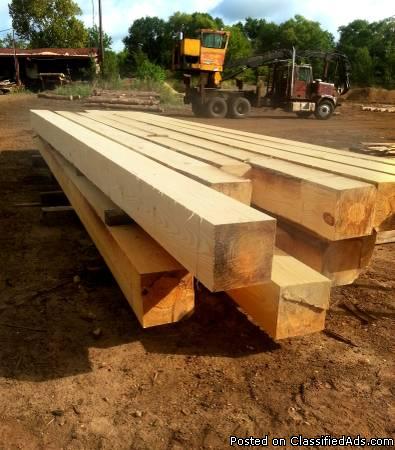 Long Beams & Timbers to 32' long - Custom Cut Lumber