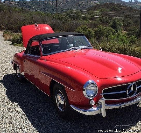 1958 Mercedes-Benz 190SL Roadster For Sale in Fall Brook, California  92028