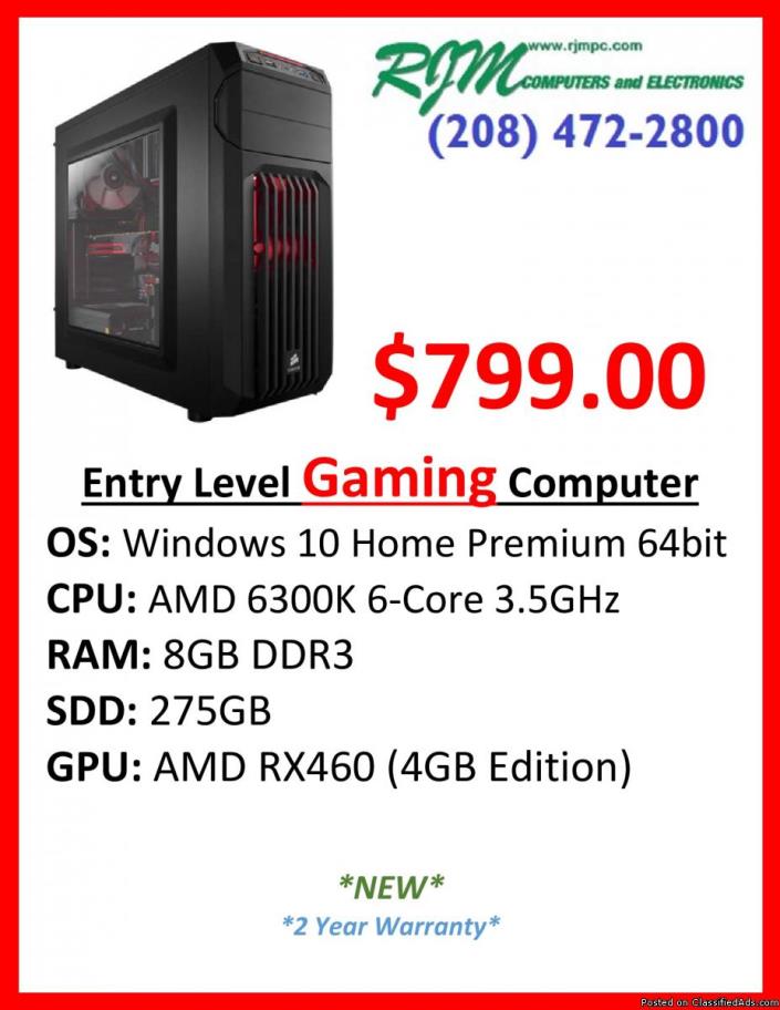 RJM Computers 2016 Budget Gaming System, 0