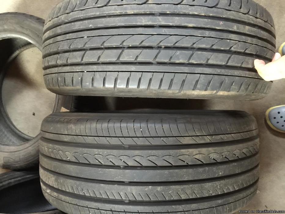 GRADE A USED CAR TIRES, 1