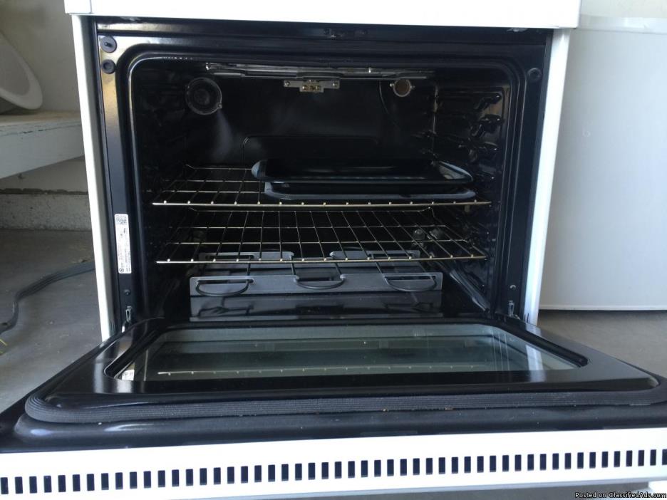 GE Electric Double Oven/Whirpool over the range microwave, 1