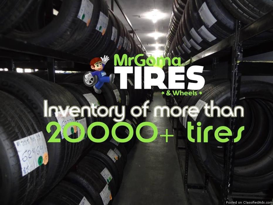 we have the best deals on used tires!