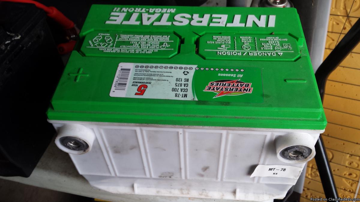 AUTO AND LIGHT TRUCK FAIRLY NEW BATTERIES, 0