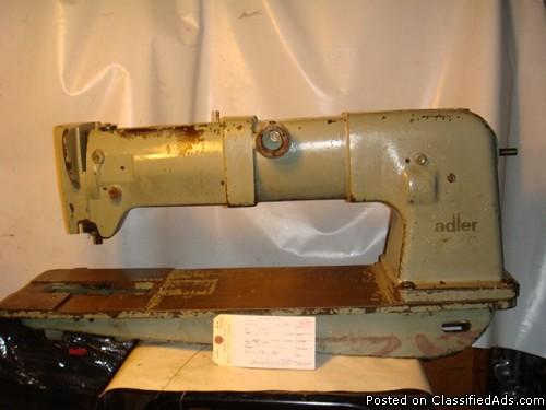 ADLER LONG ARM SEWING MACHINE (MISSING PARTS)