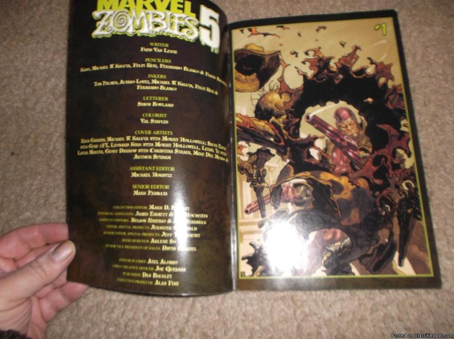 MARVEL ZOMBIES 5 TRADE PAPERBACK * 2011 * MINT * Howard The Duck & Machine Man!!, 2