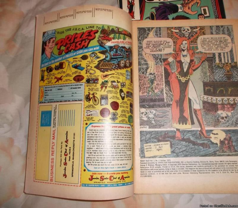 Scary Tales #2 (Oct 1975, Charlton) + # 5 As a FREE BONUS!! Ditko Art!, 1