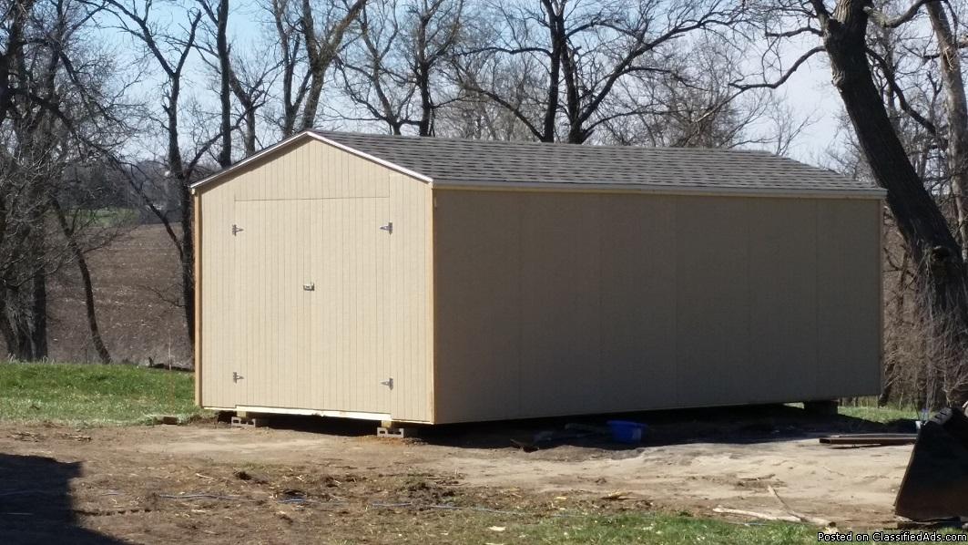 12x24' Gable Shed, 1