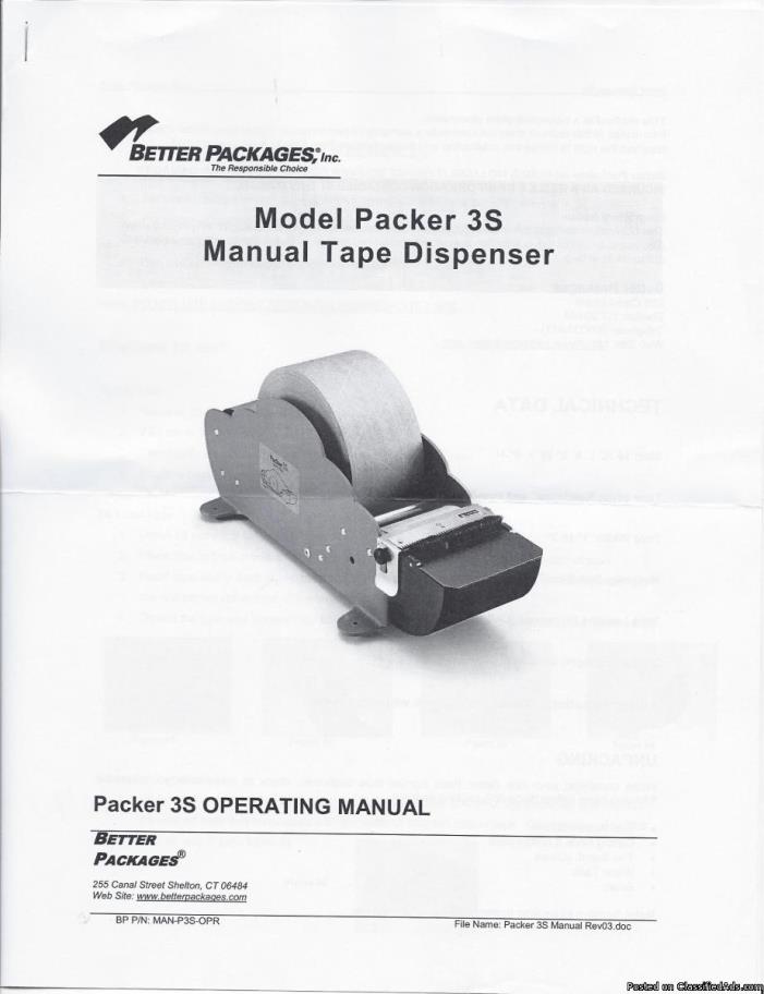 Tape Dispenser/box sealer