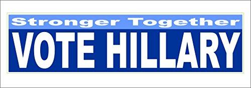 Vote Hillary Stronger Together Big Stickers, 0