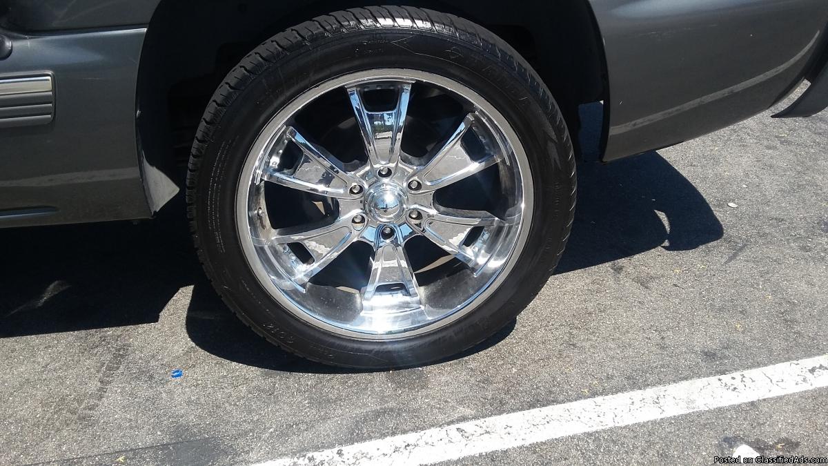 22inch rims and tires like new, 1