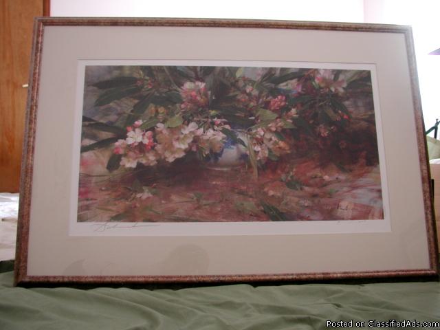 Richard Schmid Rhododendrons Lithograph, 1