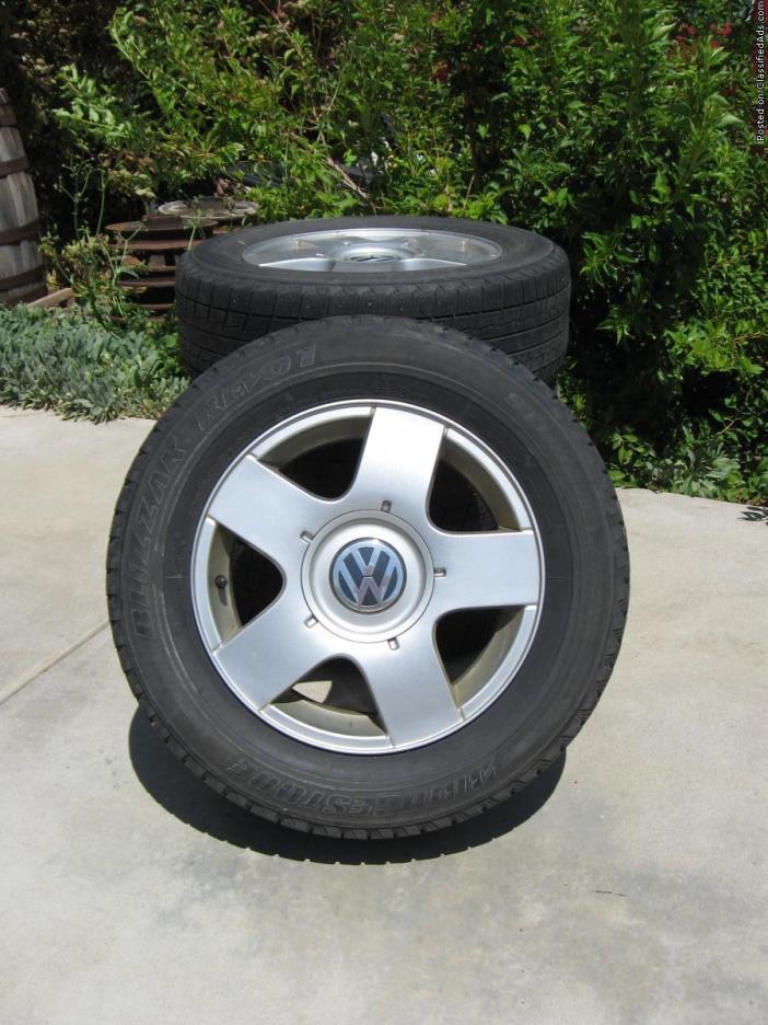 VW Wheels With Tires, 0