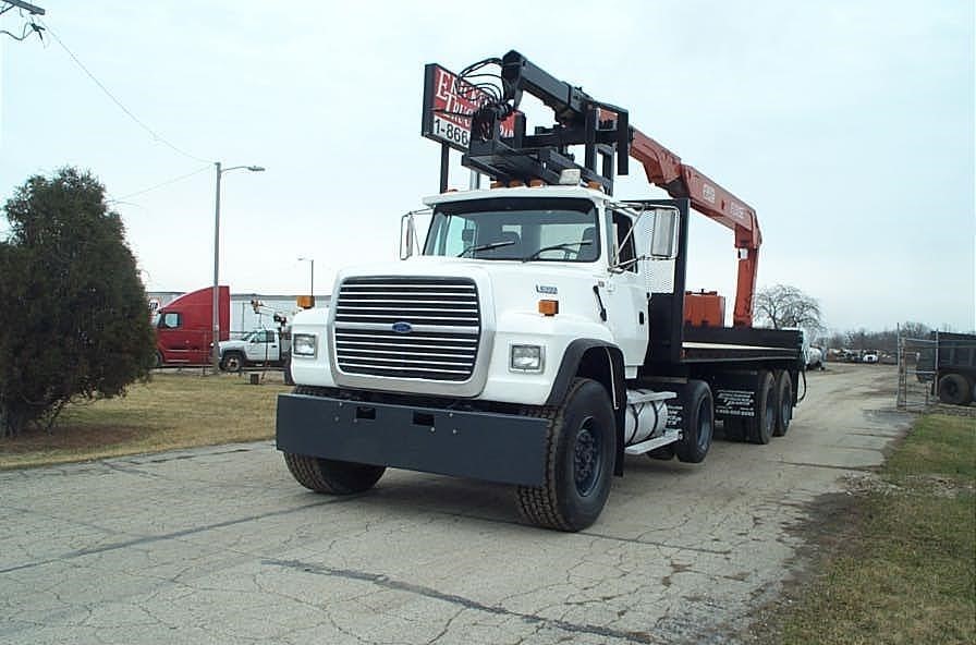 1995 Ford Lt9000  Grapple Truck