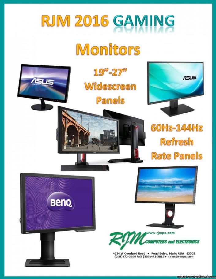 RJM Computers 2016 Monitors