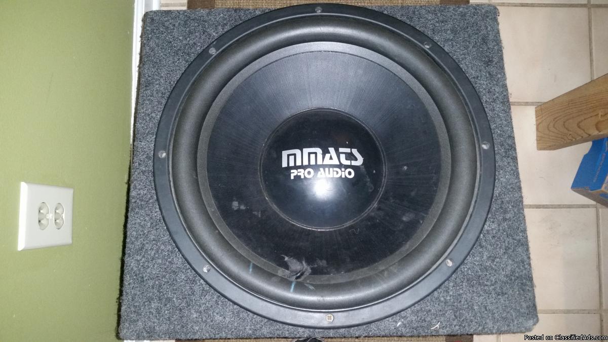 P3 ProCast15 15in Subwoofer 1000W, 2