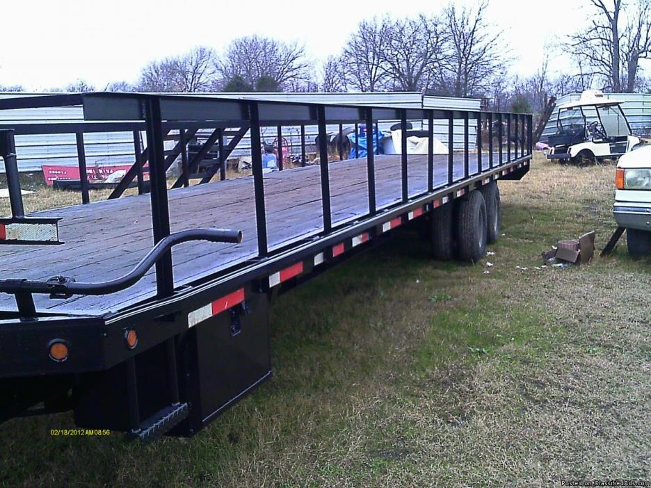 Trailmaster 40 ft straight deck trailer