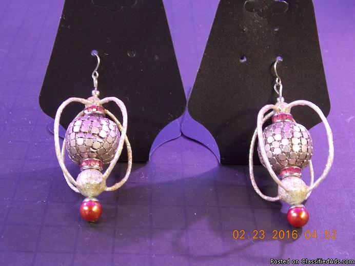 Handmade dangle earrings, 0