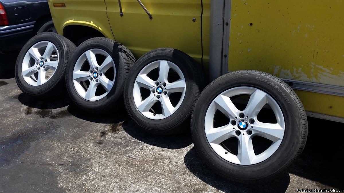 2010 BMW X5 TIRES WITH RIMS, 0