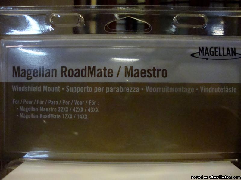Magellan Roadmate / Maestro Windshield Mount & Vehicle Power Adapter With FM..., 2