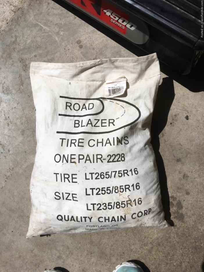 Road Blazer Tire Chains, 0
