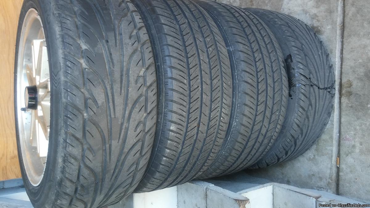 DR20s 4rims with newused tire, 1