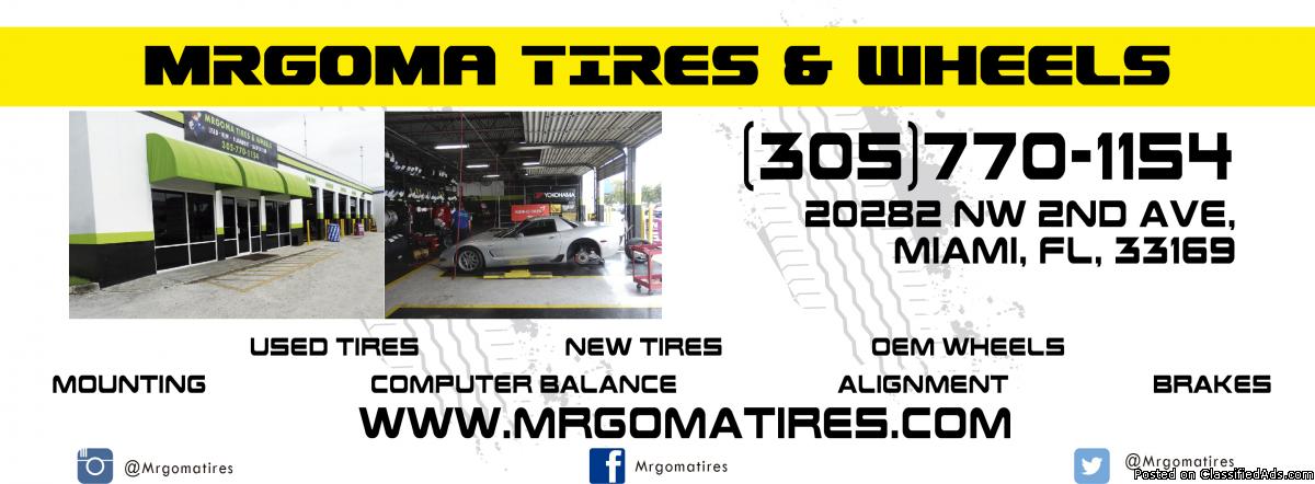 Auto Service in Miami & New and Used Tires