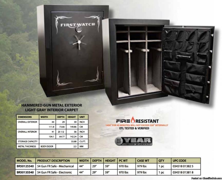 Hundreds of gun cabinets and safes in stock prices start at $239 HUGE SALE!, 1