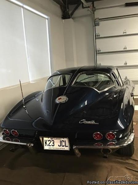 1963 Chevrolet Corvette Sting Ray Split-Window Coupe MATCHING NUMBERS For Sale...