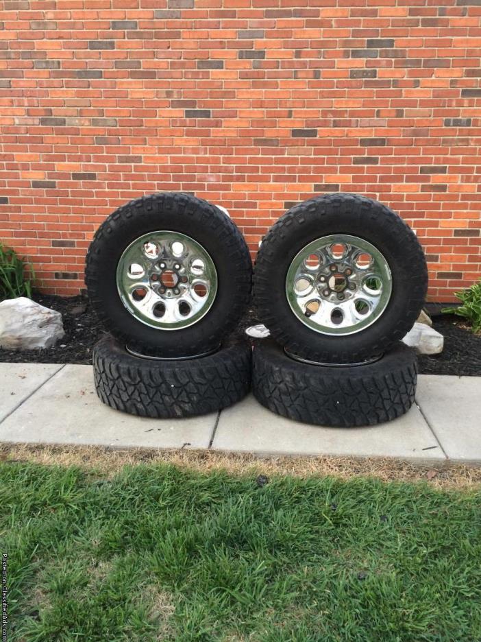 SET OF CHEVY TIRES, 0