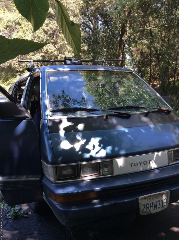 1989 Toyota Van LE  for TRADE -Sonora Ca